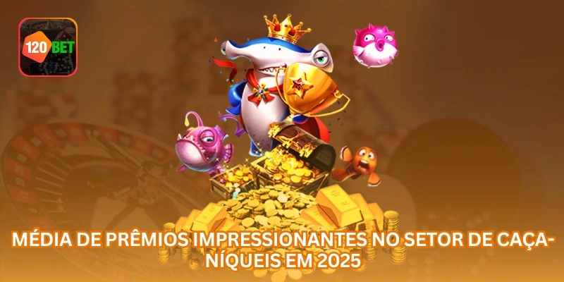 Média de prêmios impressionantes no setor de caça-níqueis em 2025.