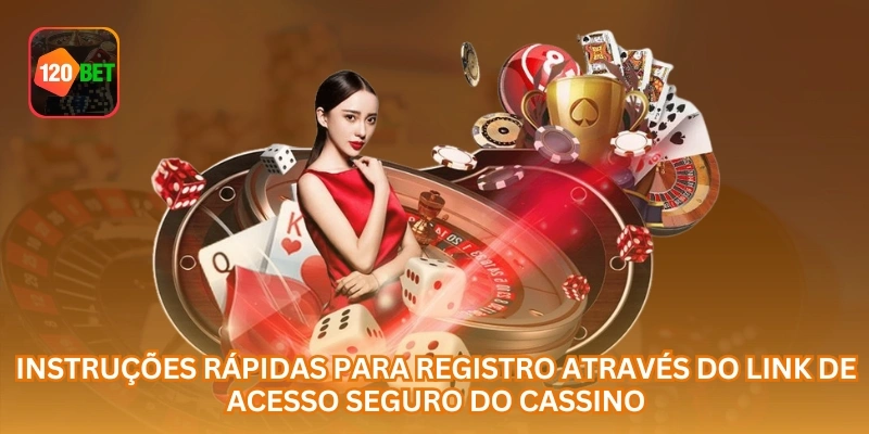 Instruções rápidas para registro através do link de acesso seguro do cassino.