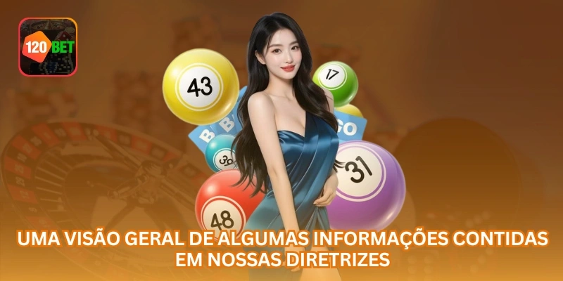 Uma visão geral de algumas informações contidas em nossas diretrizes.